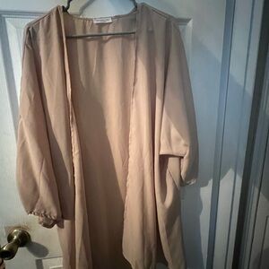 Chic Soul Beige Kimono Size 2/3X